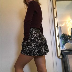 Banana Republic Long Sleeve Vertical Patterned Top